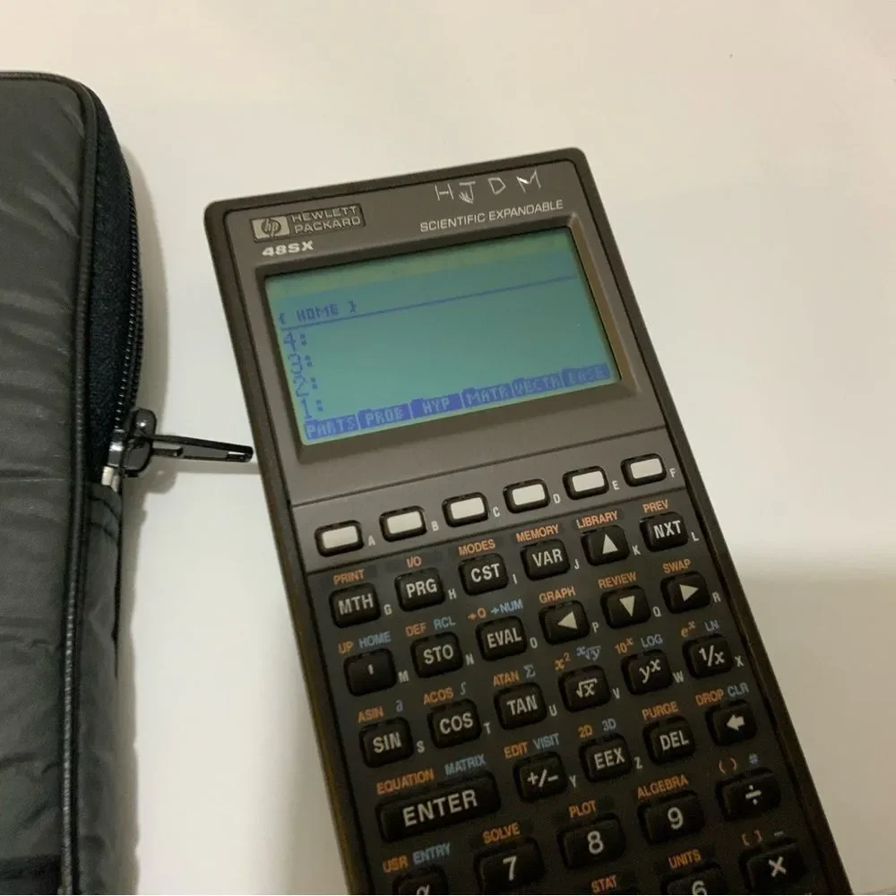 Vintage Hewlett Packard HP 48SX Graphing Calculator